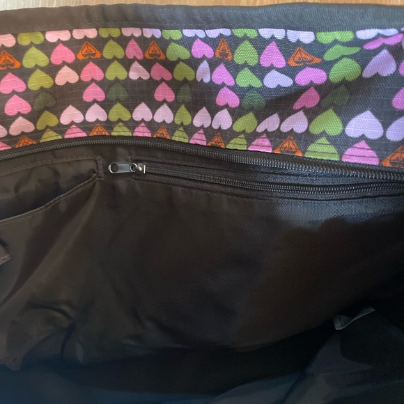 Roxy Tote nylon zipped carryall. NWOT - Picture 6 of 7